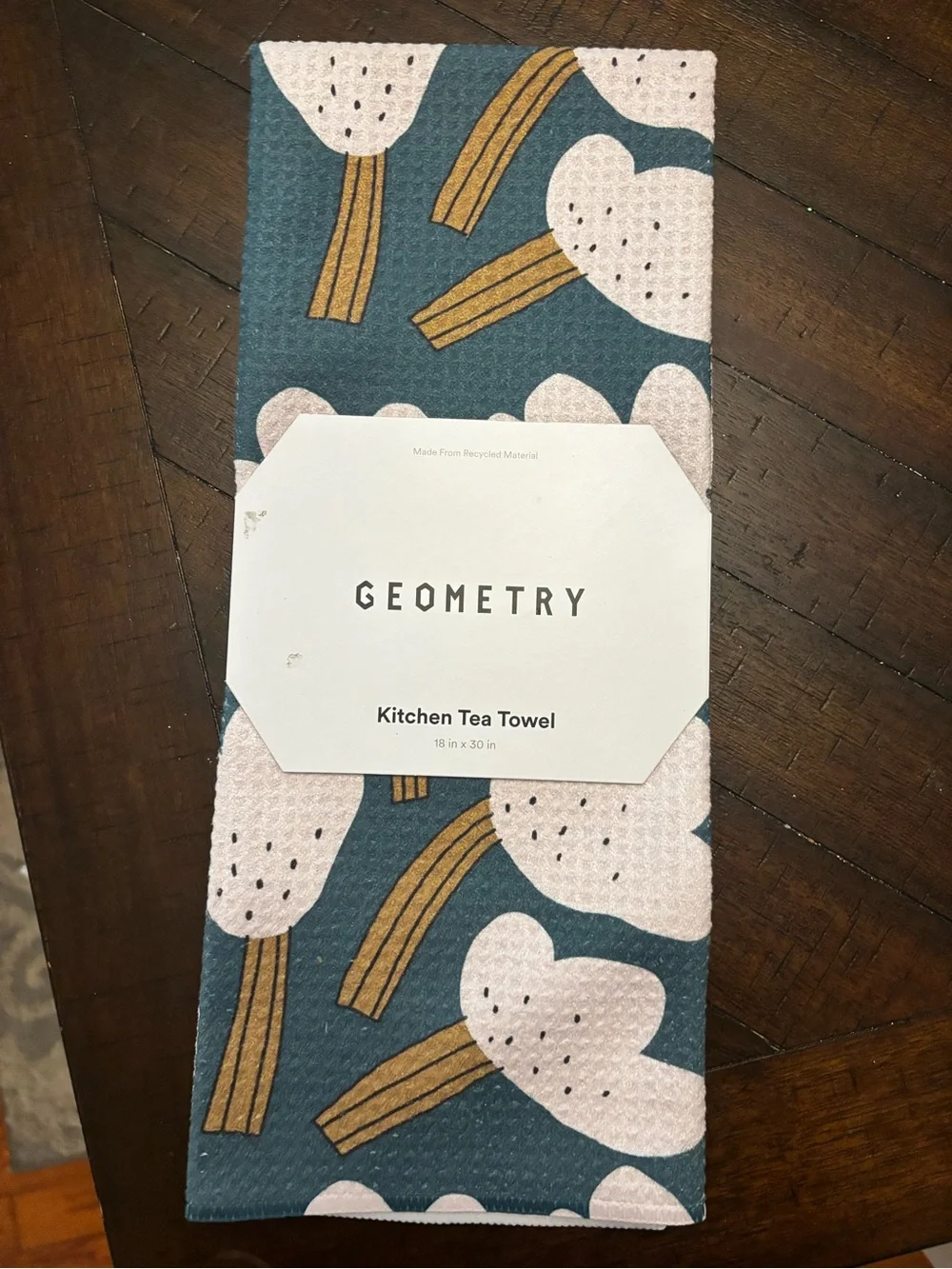 Two (2) Geometry Tea Towels- New
